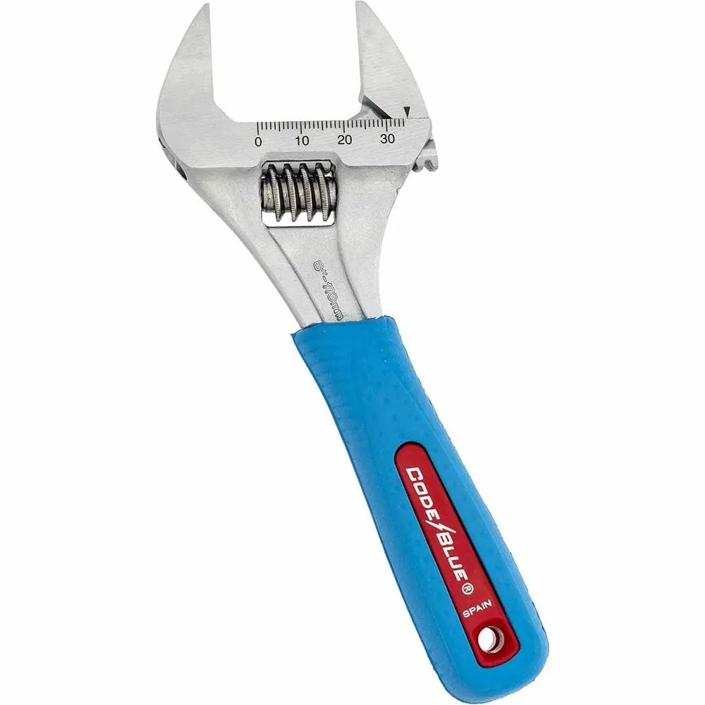 Channel Lock 6SWCB 6" Code Blue Wideazz Sliw Jaw Adjustable Wrench