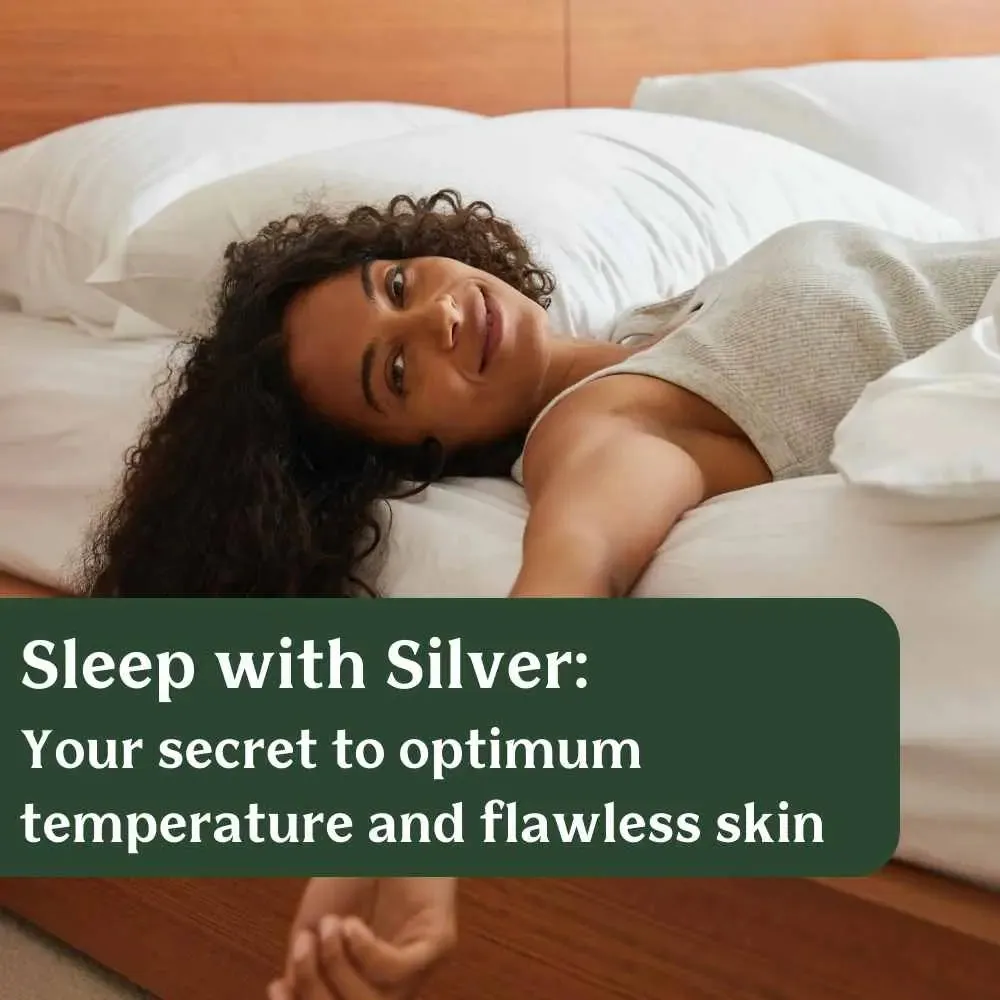 Clean Silver Pillowcase