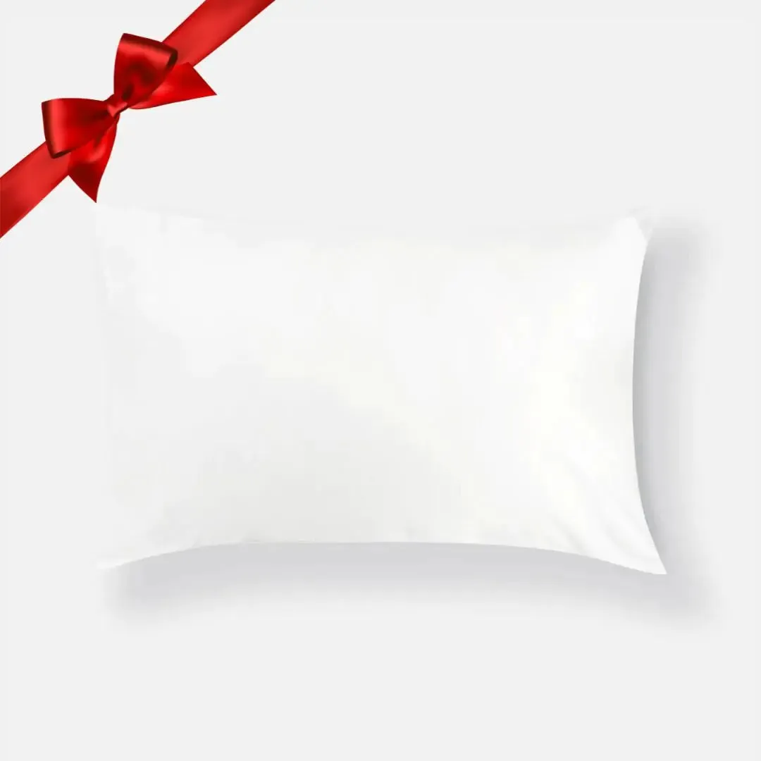 Clean Silver Pillowcase