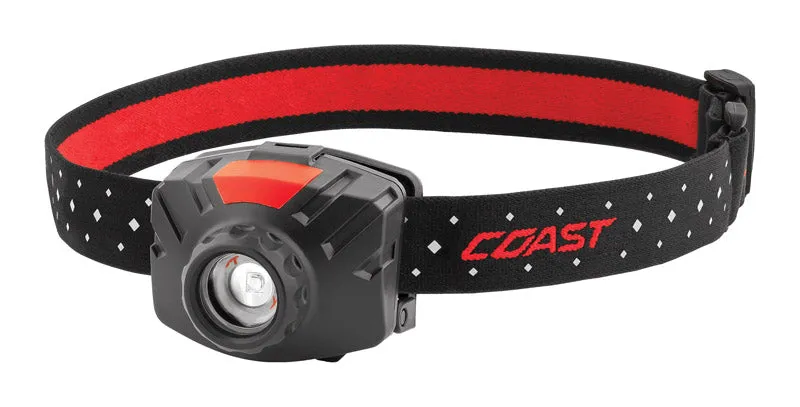 Coast FL60 400 lm Black LED Head Lamp AAA Battery