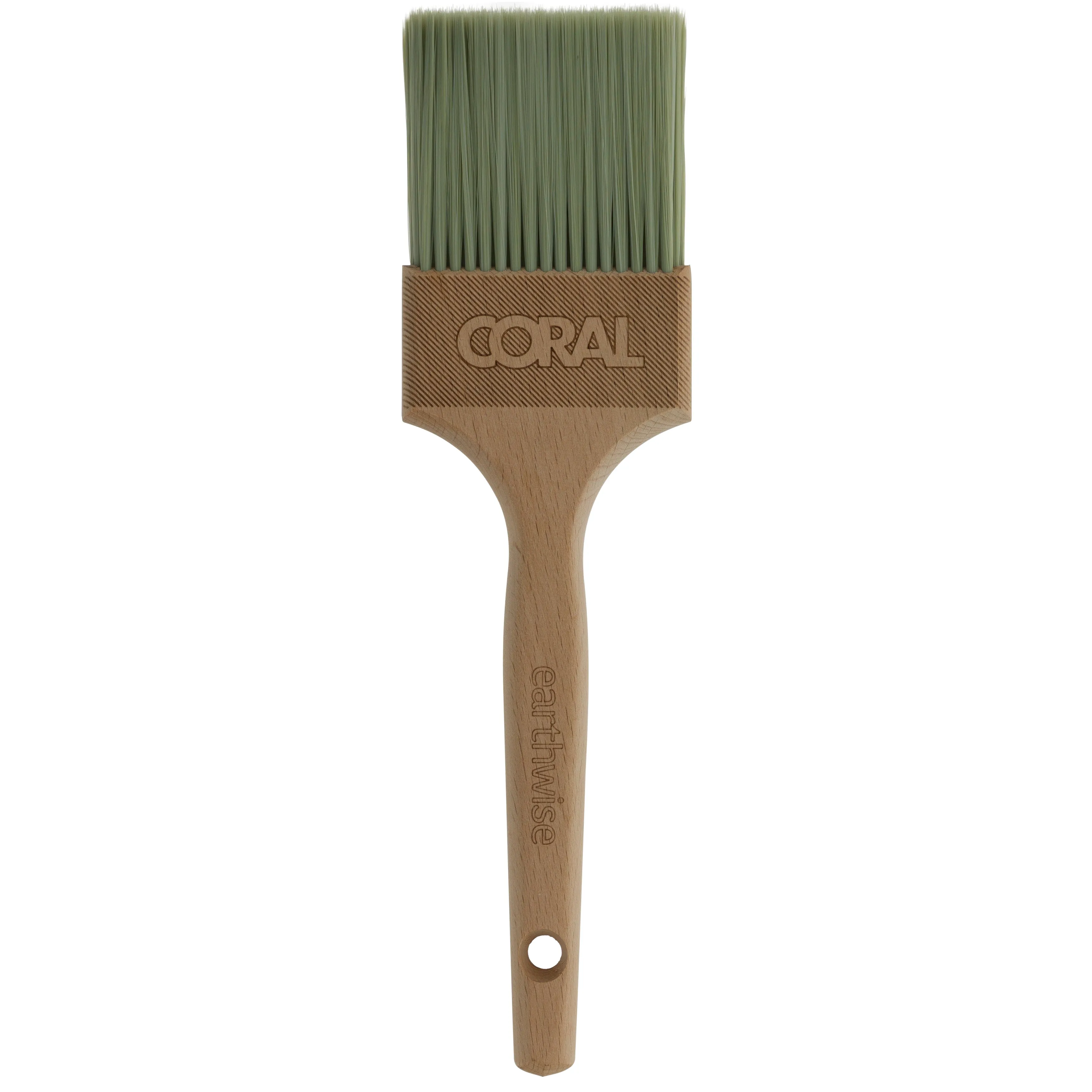 Coral Earthwise 3" Flat Paint Brush with Straight Cut