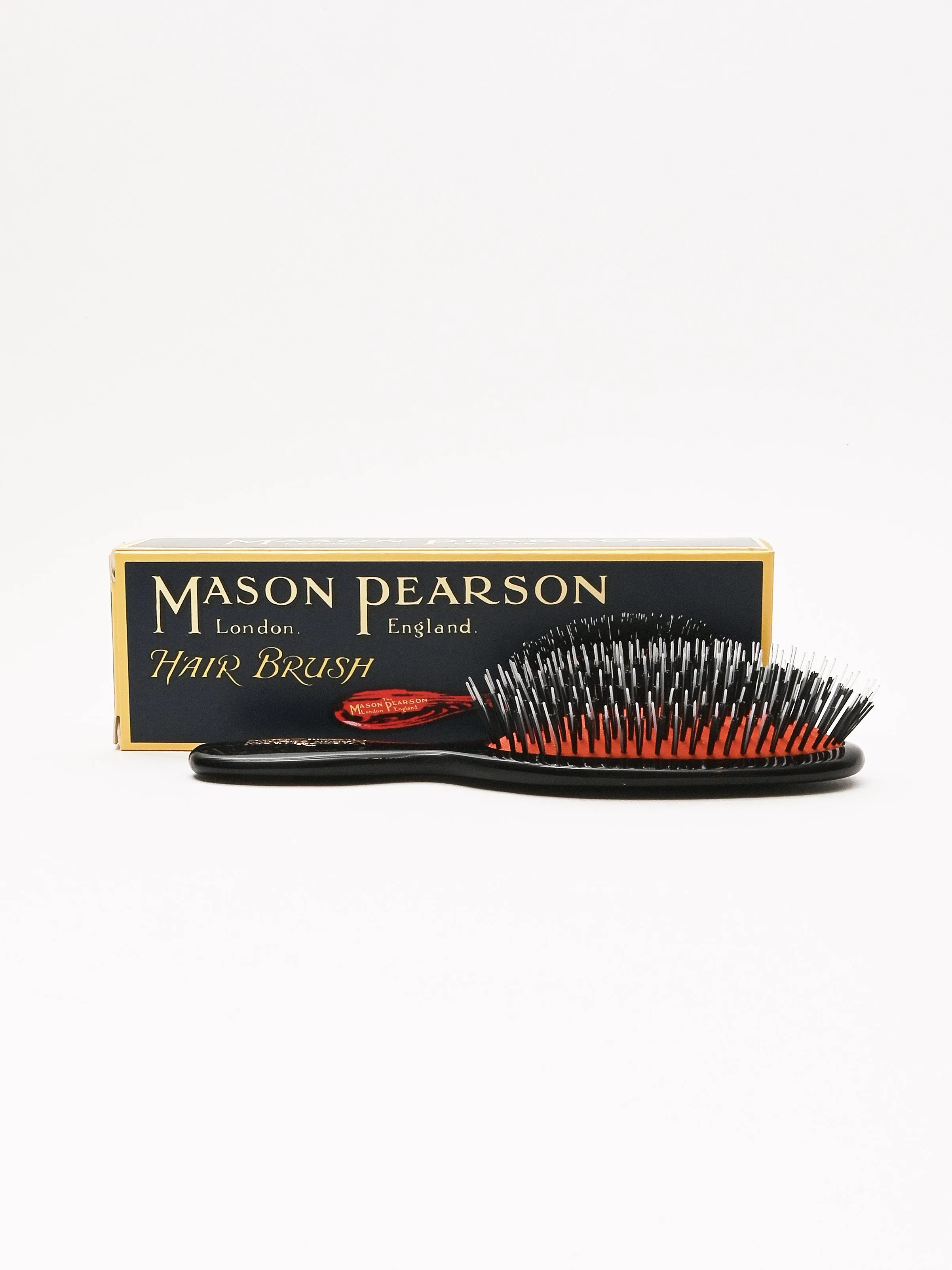 Dark Ruby Pocket Bristle & Nylon Hair Brush