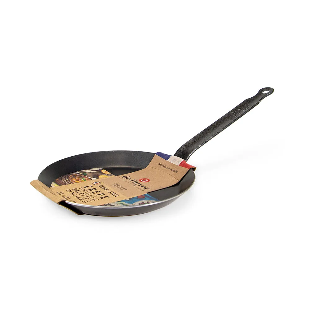 De Buyer Blue Carbon Steel Crepe Pan