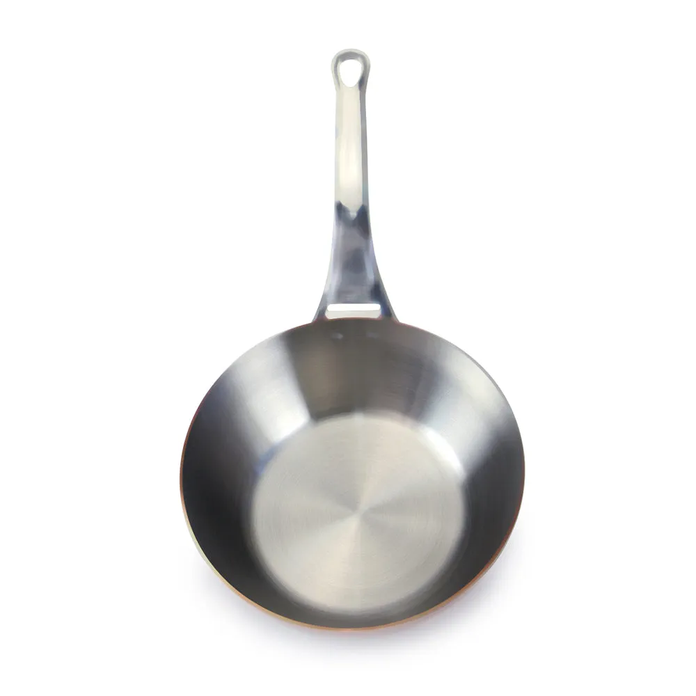 De Buyer Prima Matera Copper Induction Conical Saute Pan