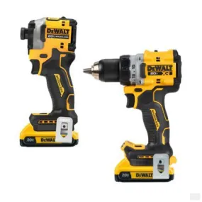 DEWALT 20V MAX XR Brushless Cordless Drill and Impact Driver with (2) 2Ah Batteries and Charger [DCK2051D2]