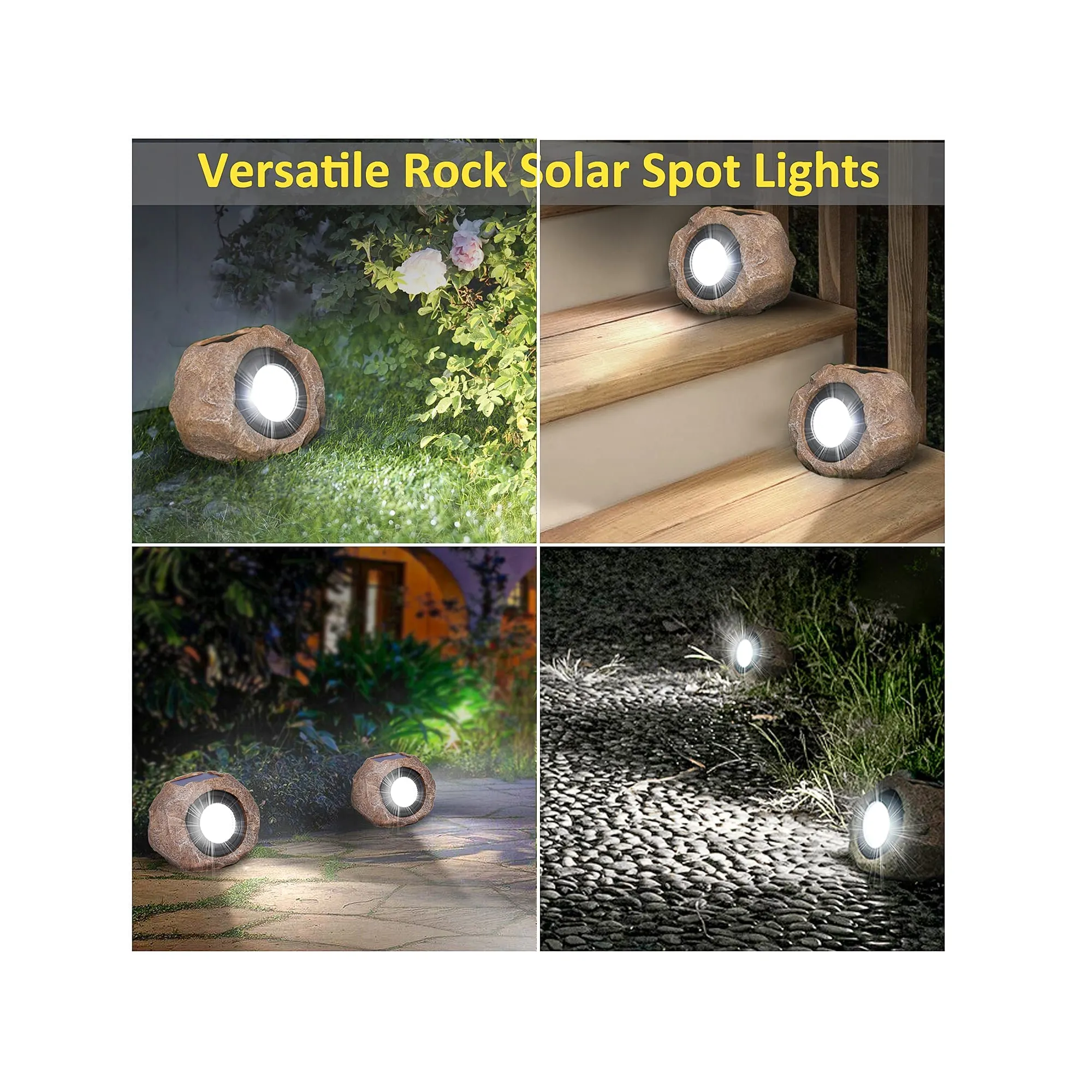 DGSCAK Outdoor Decorative Solar Lights | Super Bright for Gardens Waterproof for Pathways