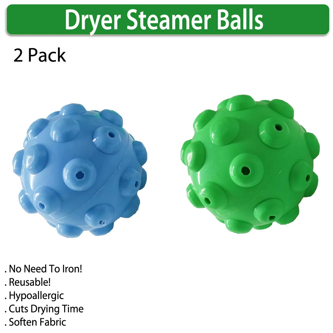 Dryer Steamer Balls- 2 pack