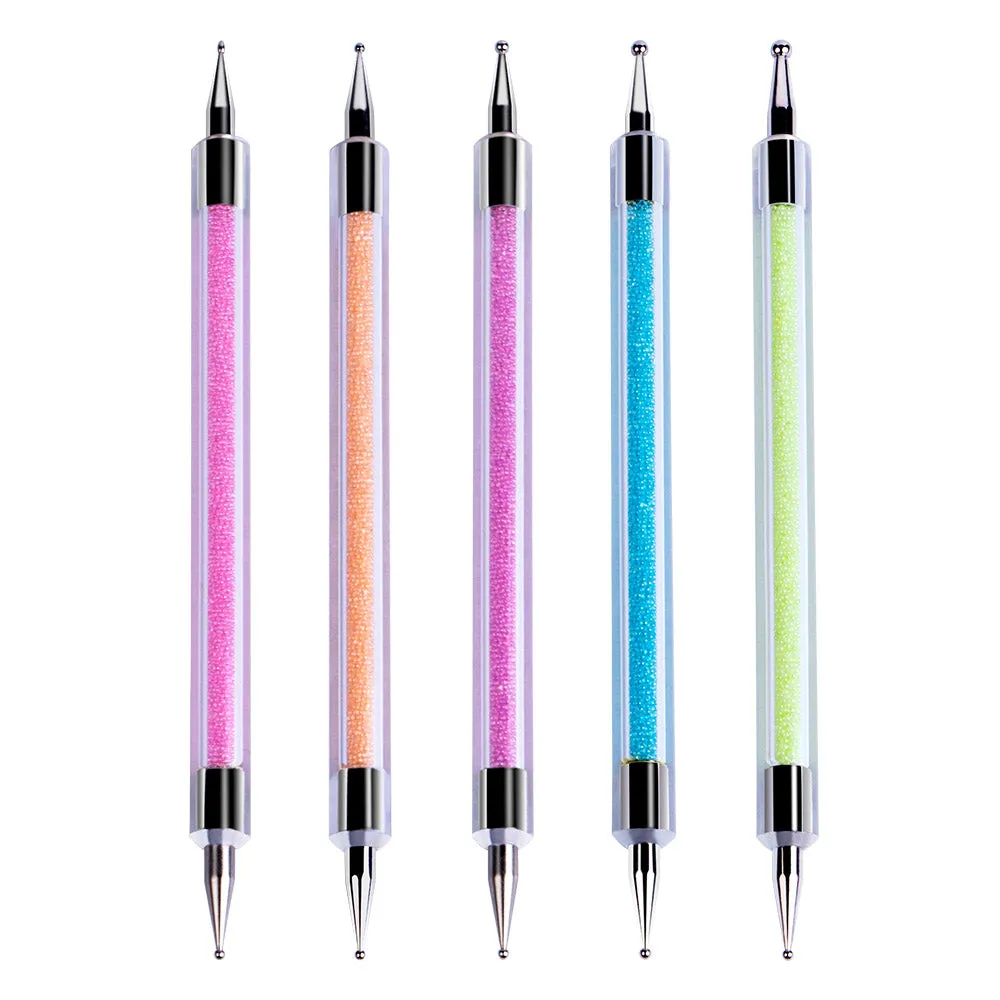 Dual-Ended Nail Art Dotting Pen Kit (5pcs)