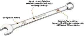 DYNAMIC SAE 12 POINT WRENCH - CHROME