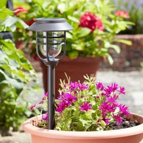 Eco Black Aluminium Solar Powered Garden Light-TS-46