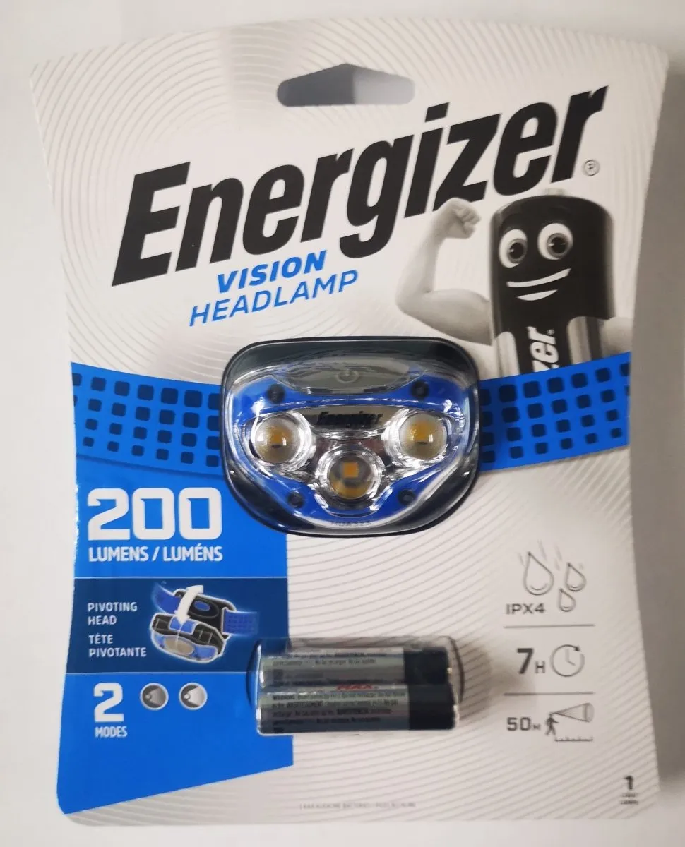 Energizer Vision Headlamp 200 Lumens