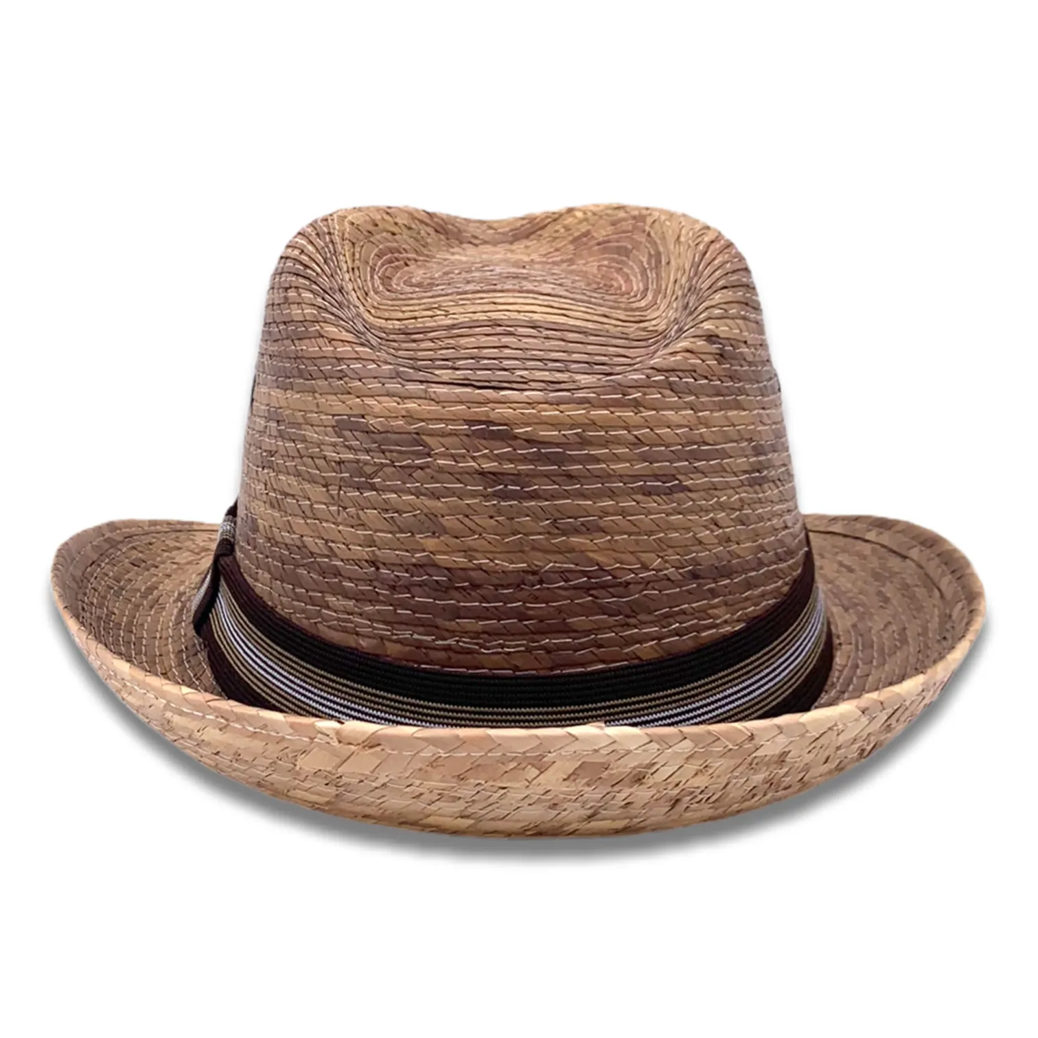 Fedora Palm Hat- Burnt Sahuayo Palm 7