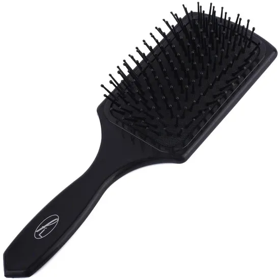 Fine Lines UK Plastic Paddle Brush - Black