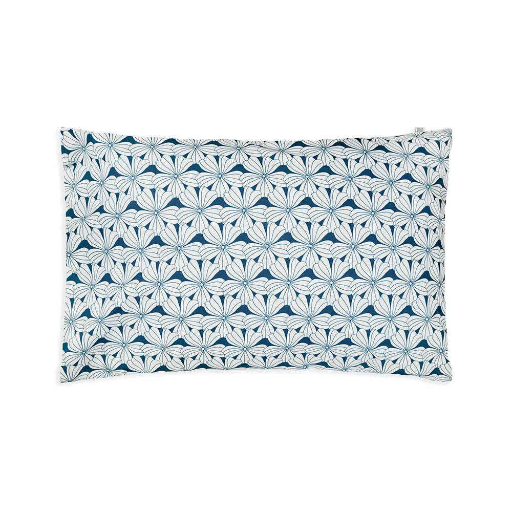 FLOWERS | Moroccan blue | Pillowcase | 50x75cm / 19.6x29.5"