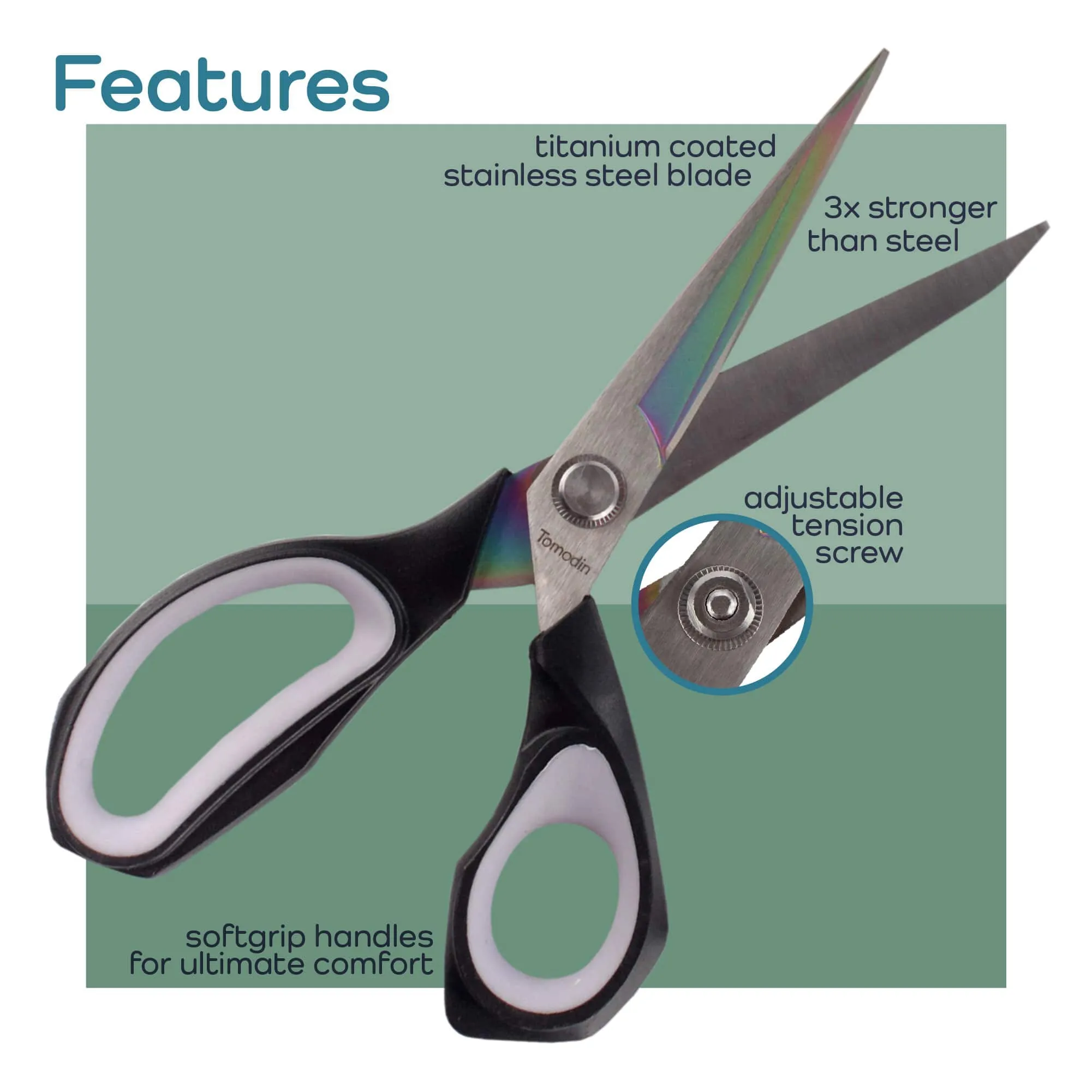 Forged Titanium Fabric Scissors Set