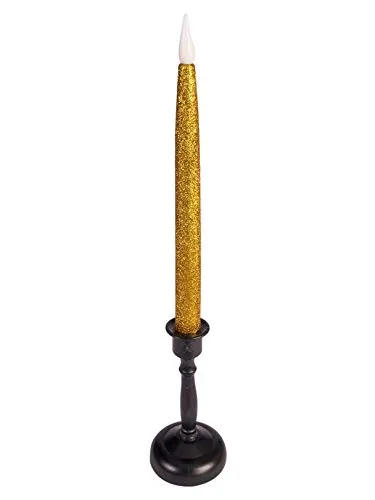 Forum Novelties Tapered Led Gold Candle