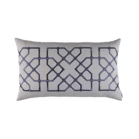 Franco Grey Large Boudoir Pillow by Lili Alessandra