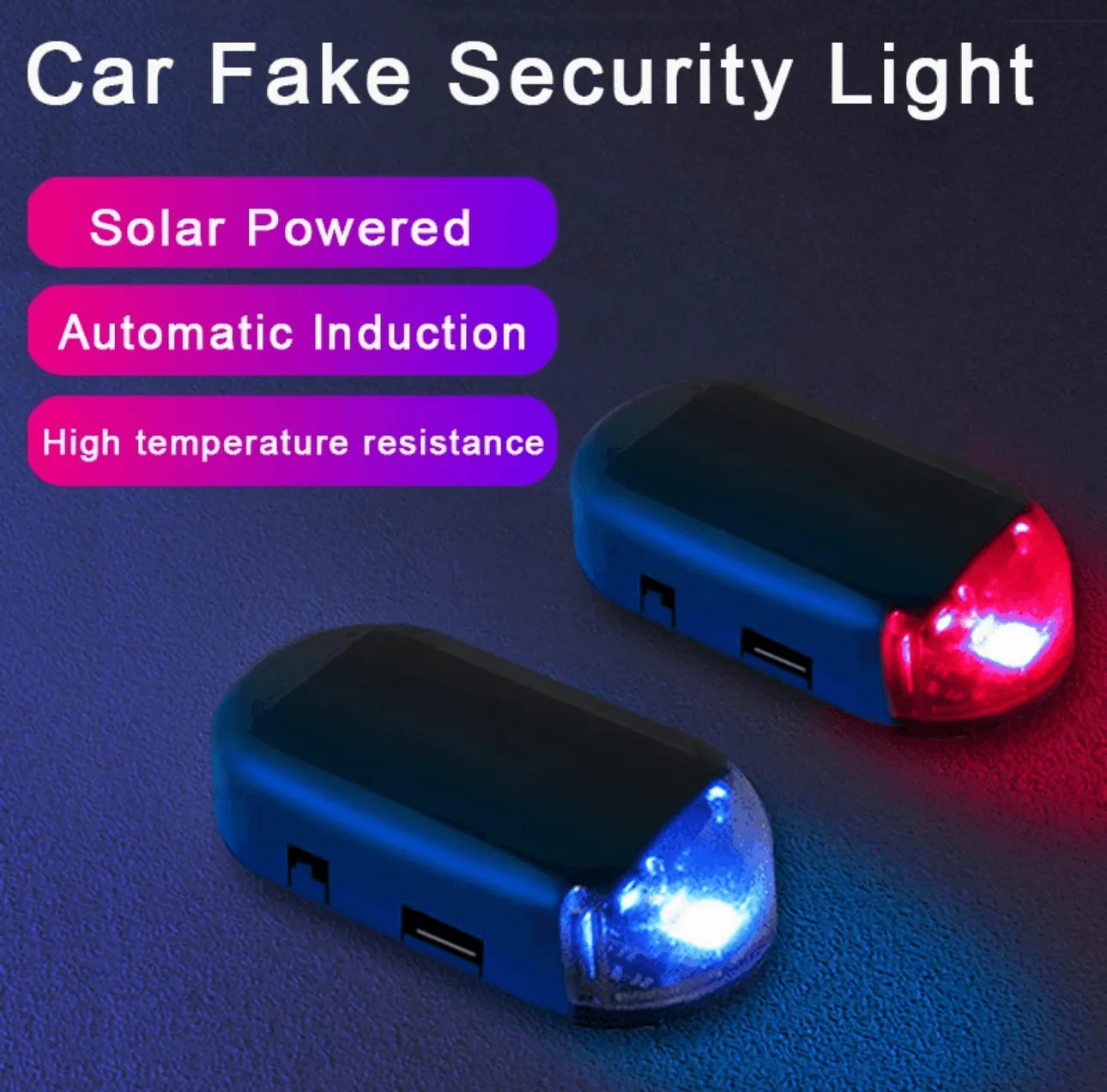 freedom forever solar Power Simulated Dummy Alarm Warning Anti-Theft LED Flashing