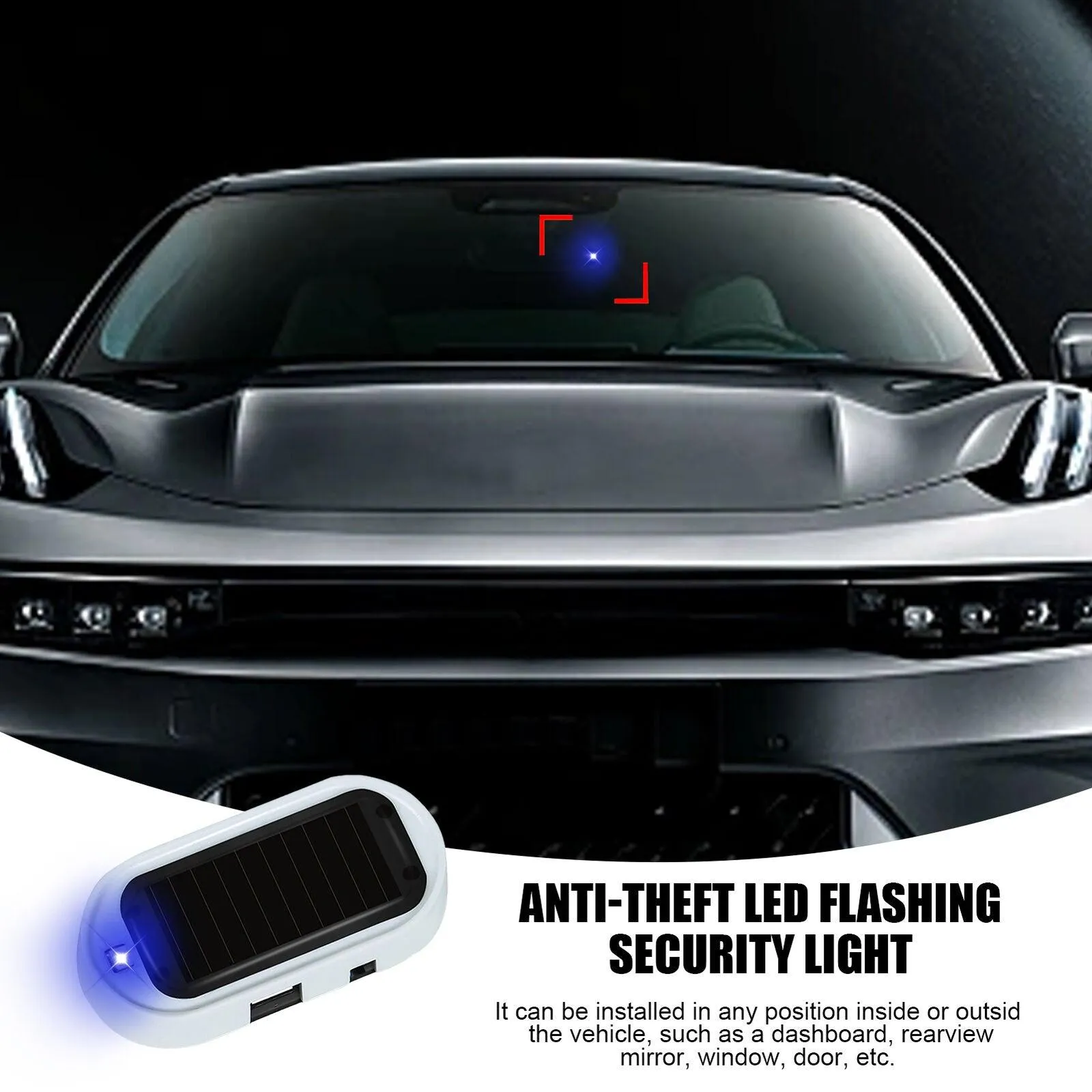 freedom forever solar Power Simulated Dummy Alarm Warning Anti-Theft LED Flashing