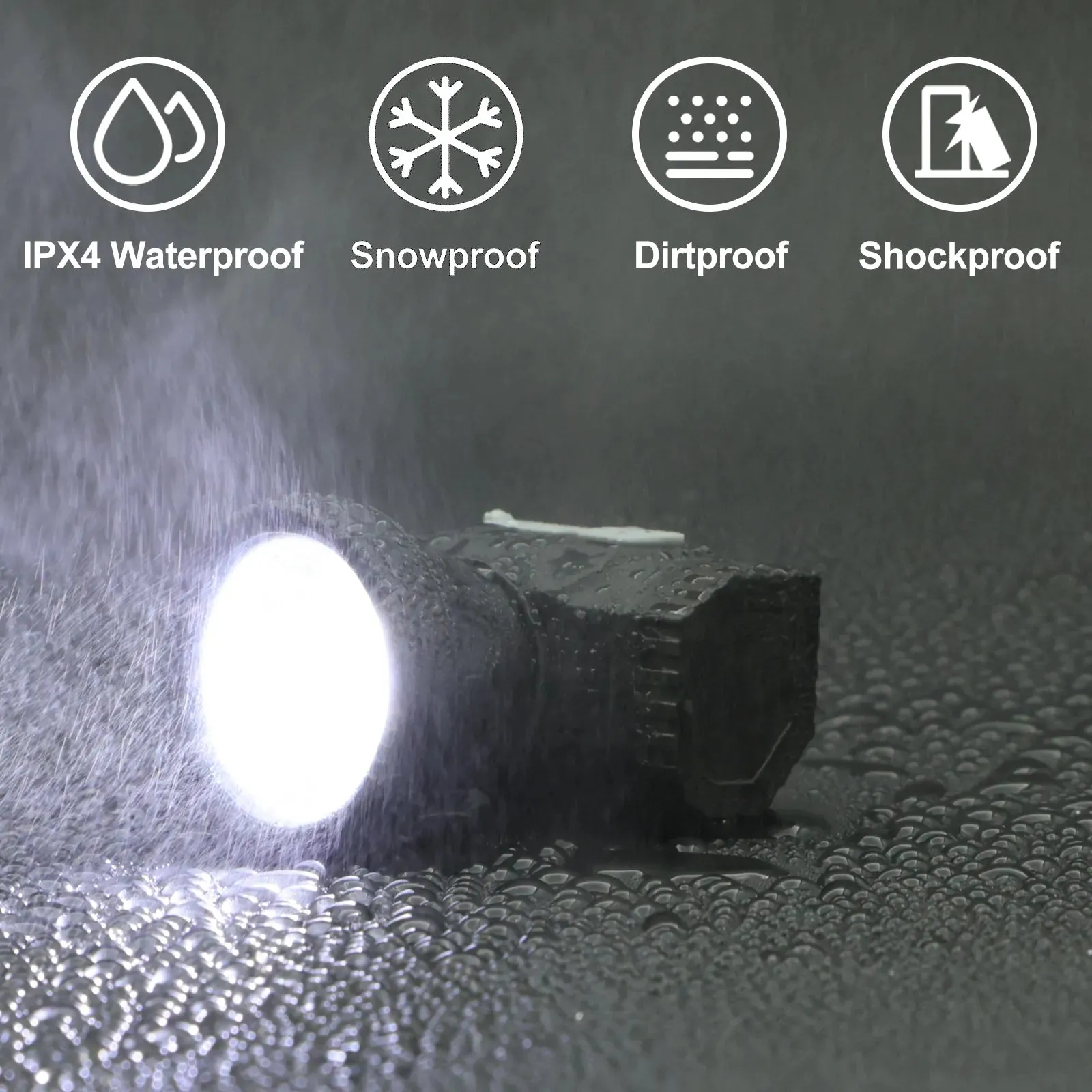 Front LED Head Powerful Spotlight Flashlight Headlamp Waterproof Rechargeable Headlight Small Battery Lamp Outdoor Camping Light