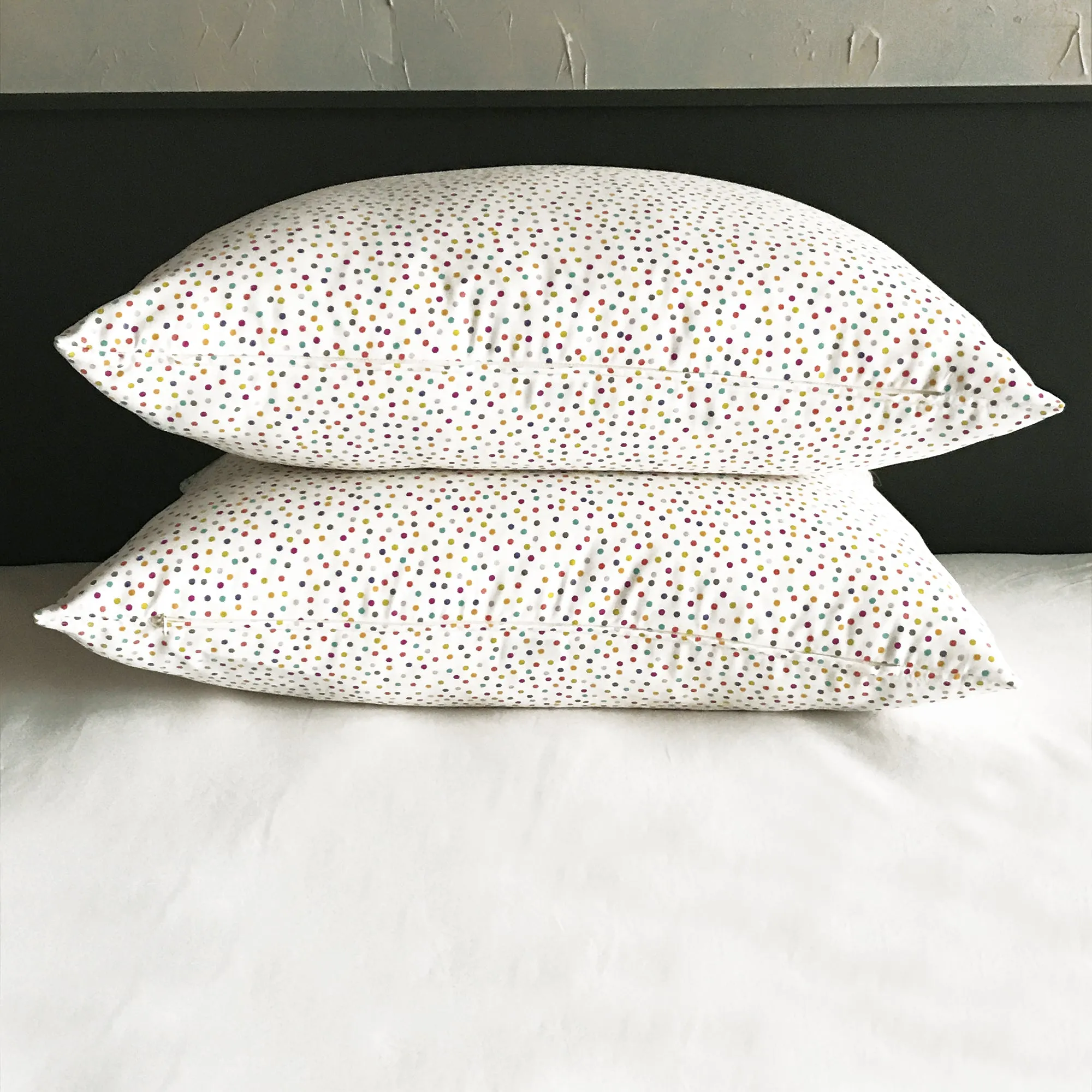 Funfetti Polka Dot Standard Sham Pillow Cover 20x27