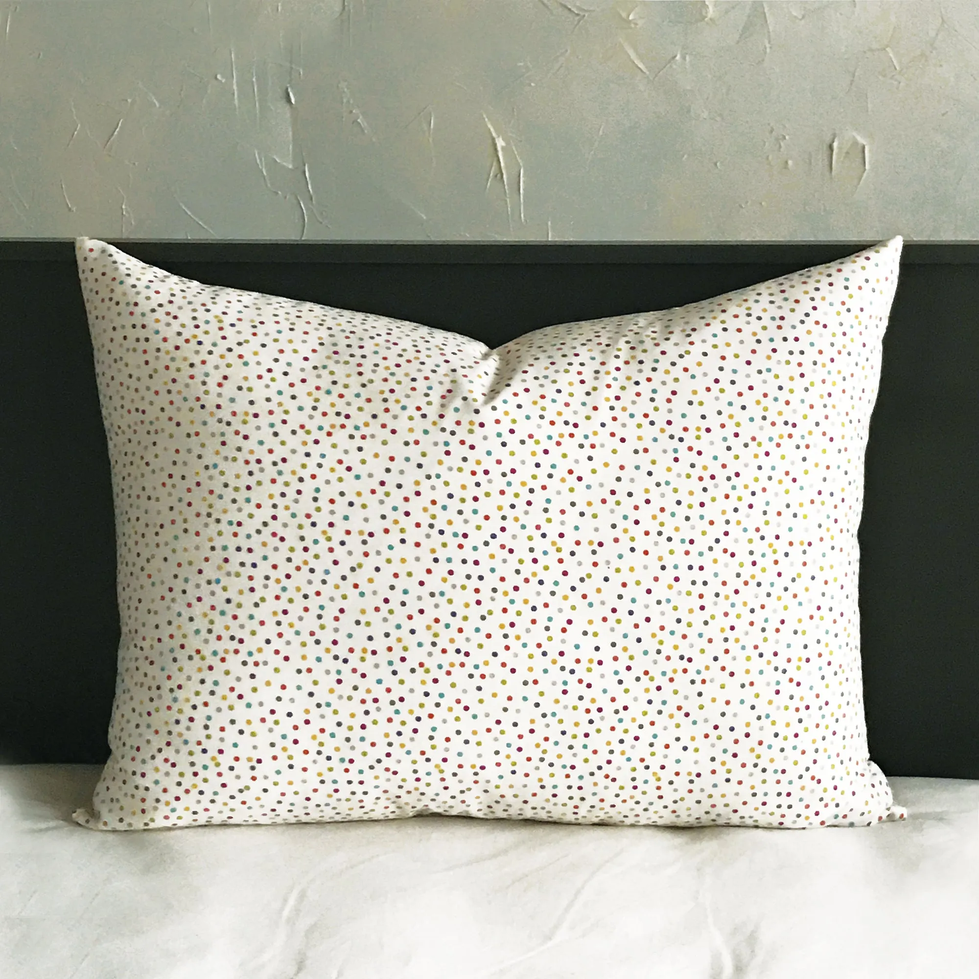 Funfetti Polka Dot Standard Sham Pillow Cover 20x27