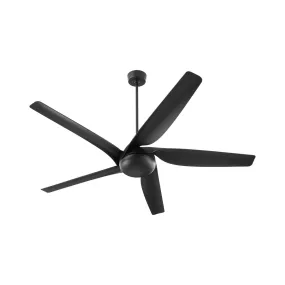 FURY 65" 5 BLADE CEILING FAN- MATTE BLACK