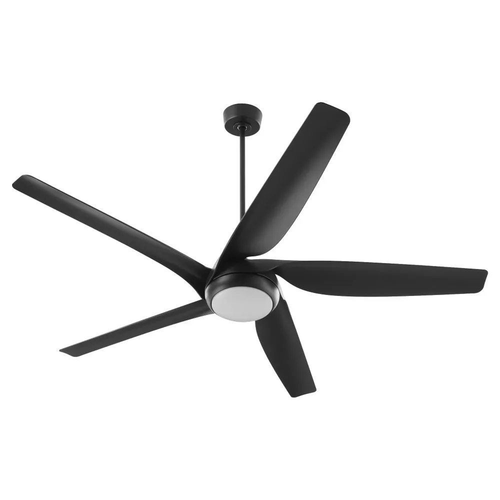 FURY 65" 5 BLADE CEILING FAN- MATTE BLACK