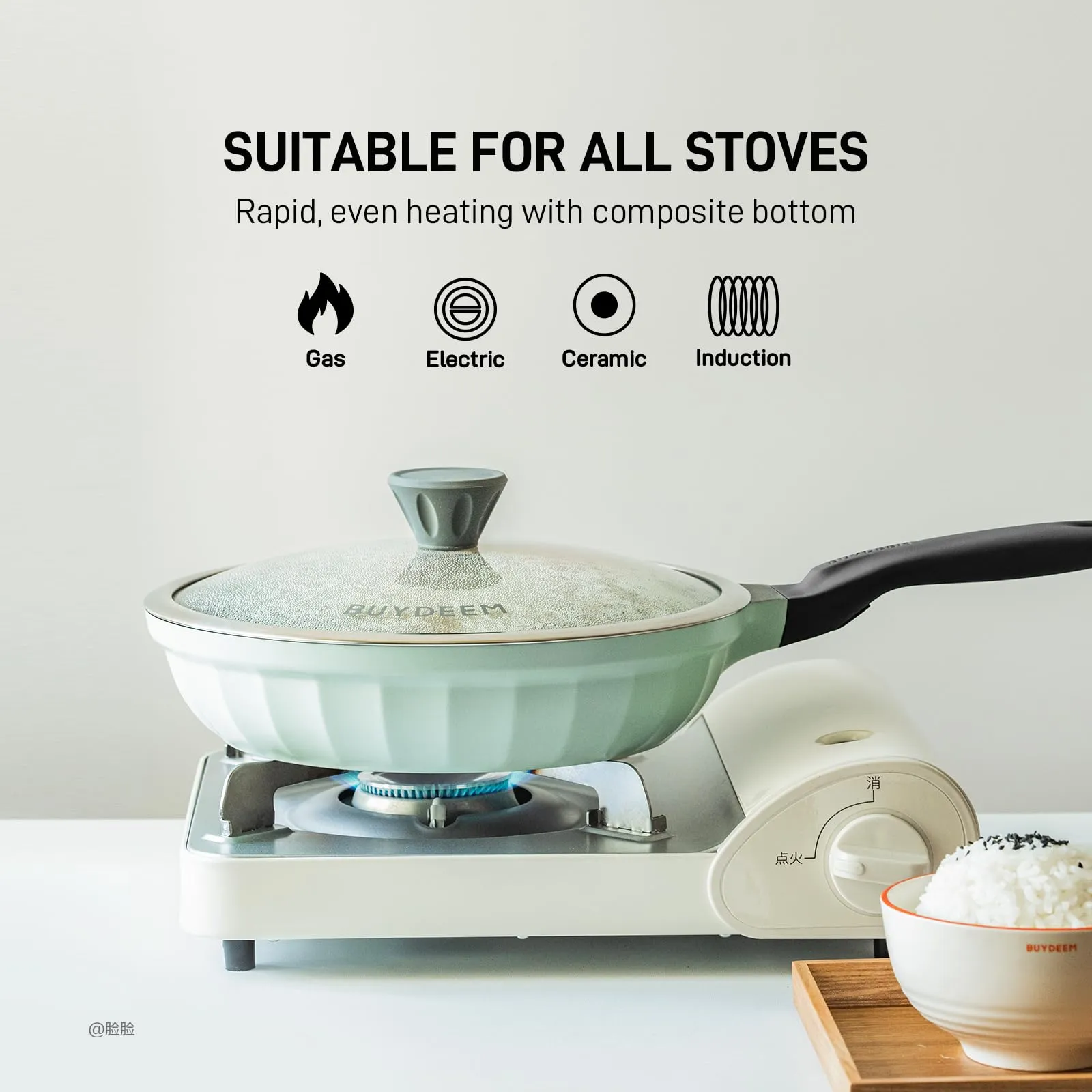 G67 Electric Food Steamer with Nonstick Frying Pan- Bundle Offer