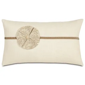 Garden Burlap Decorative Pillow Cover 13x22