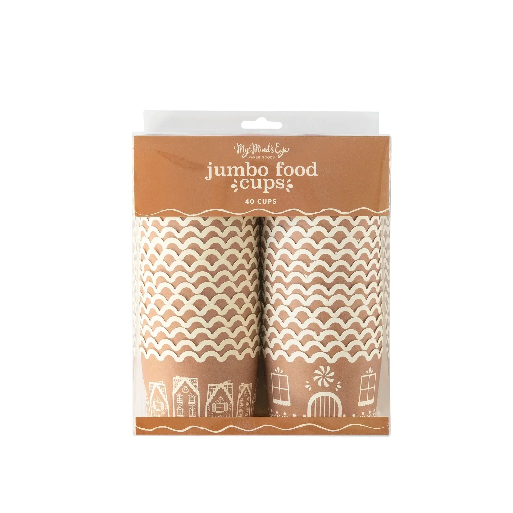 Gingerbread Jumbo Holiday Food Cups