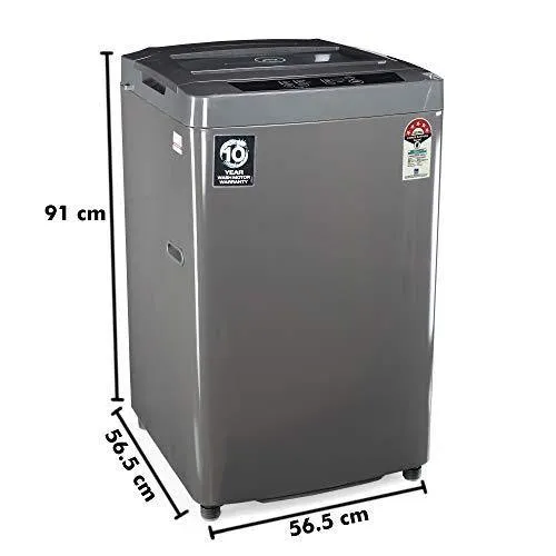 Godrej 7 Kg 5 Star Fully-Automatic Top Loading Washing Machine (WTEON 700 AD 5.0 ROGR, Grey, Acu Wash Drum)