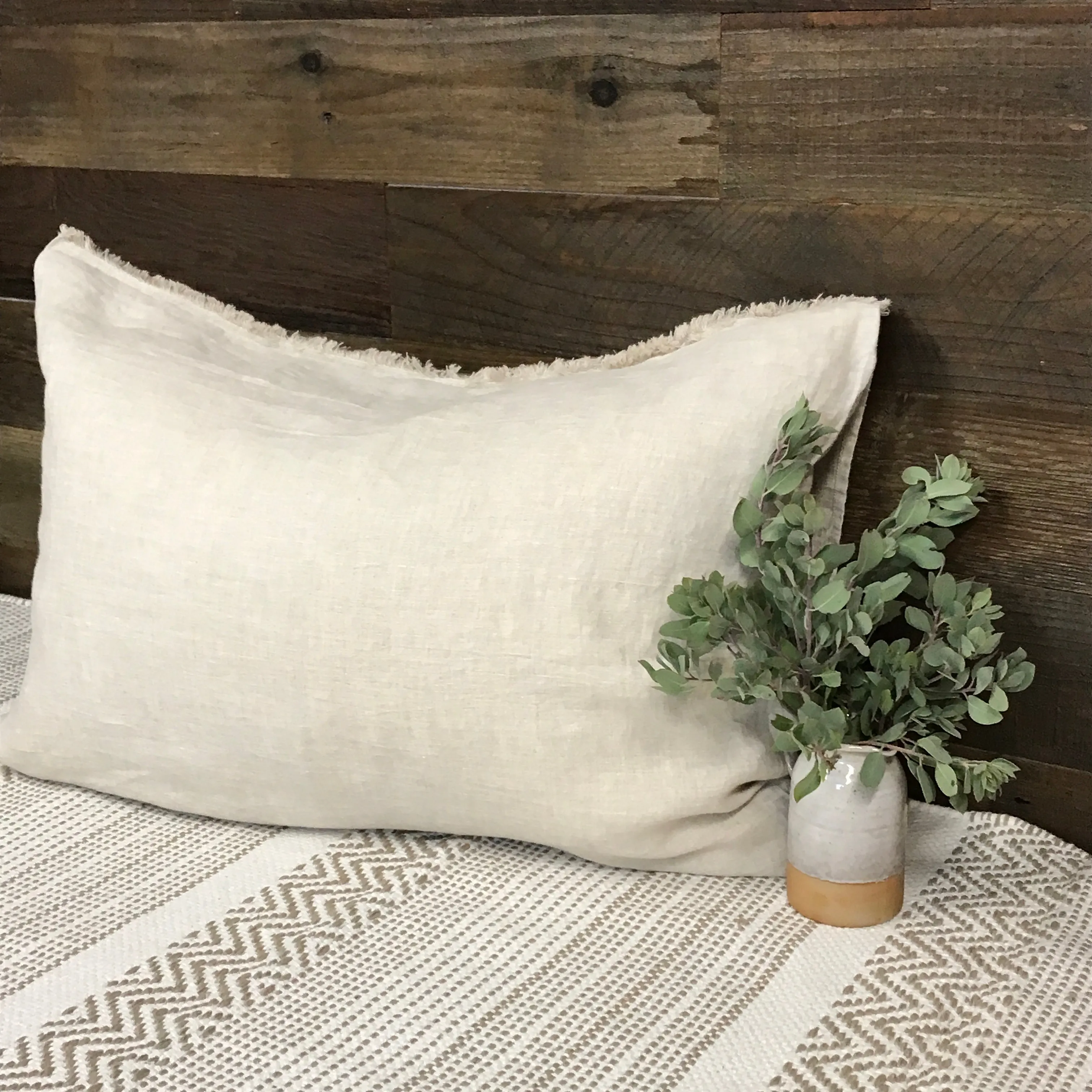 Greige Flax Sham/Pillowcase