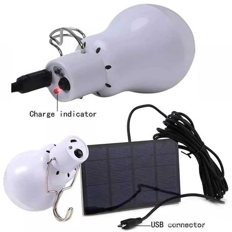 Hanging Solar Panel Bulb