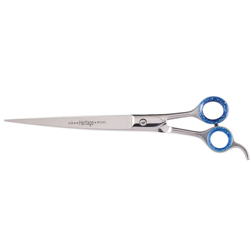 Heritage Cutlery D10-C 10'' Pet Grooming Scissor / Curved Blade