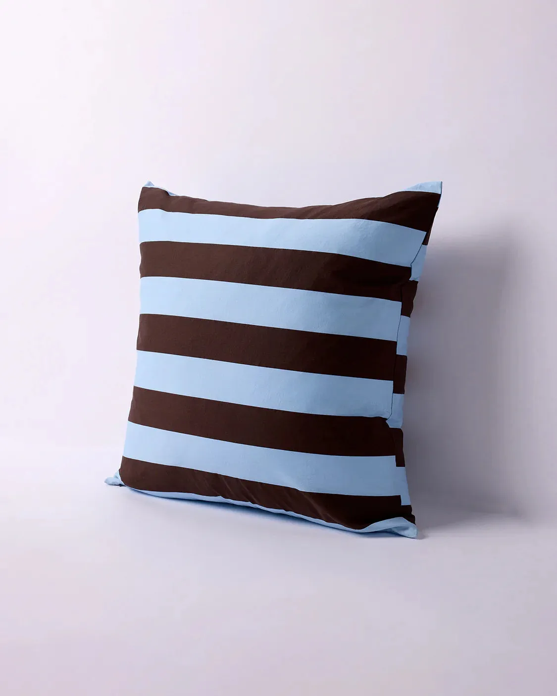 Hommey European Pillowcase Set - Iced Chocolate Stripes