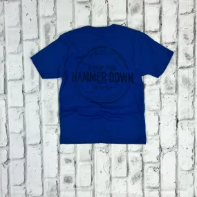 KIDS Hammer Down "MLE Stamp" Short Sleeve T-shirt - Royal Blue