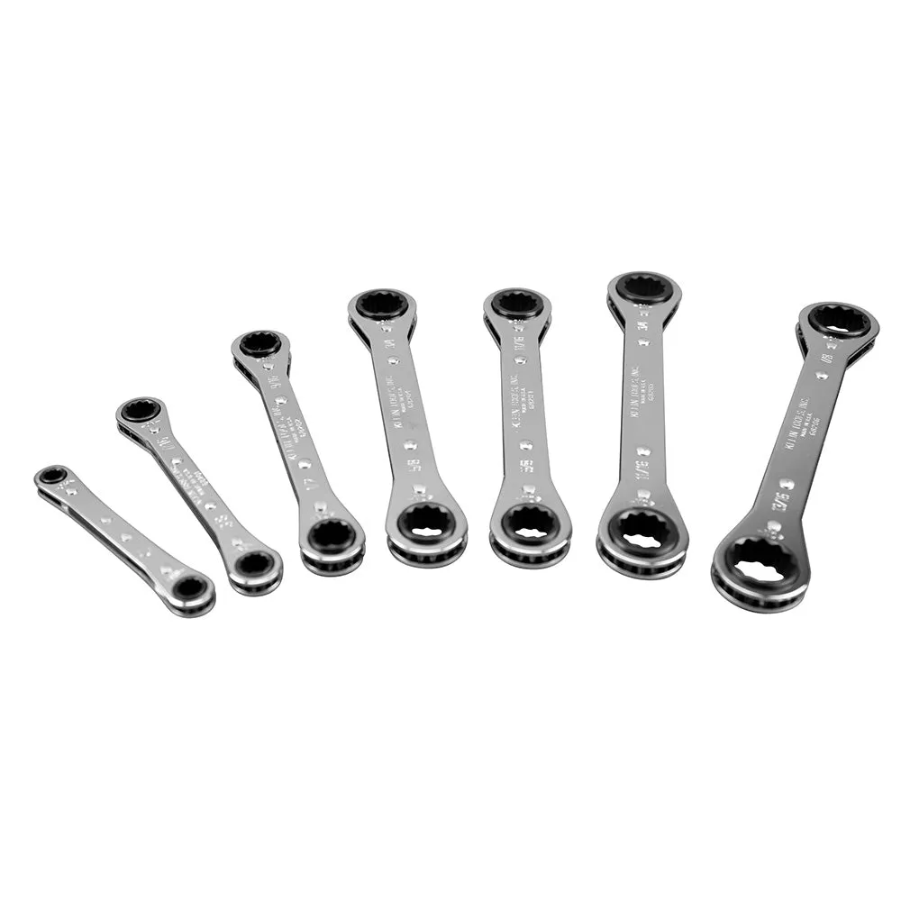 Klein 7 Piece Ratcheting Box Wrench Set (94-68222)