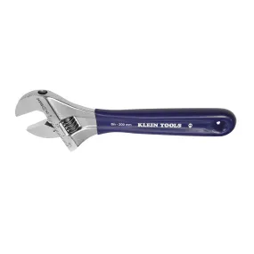 Klein D509-8 Adjustable Wrench, Extra-Wide Jaw, 8"