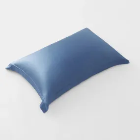 Lanham SEA BLUE TAILORED Silk Pillowcase by Sheridan