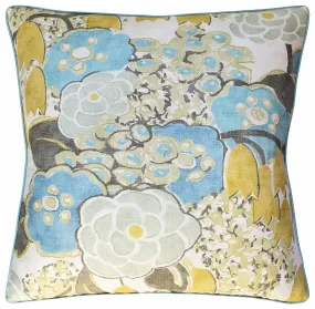 Laura Sage & Gold Decorative Pillow Ryan Studio