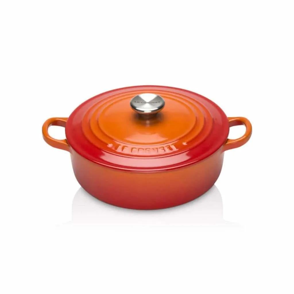 Le Creuset Signature Cast Iron Risotto Pan Volcanic 24cm