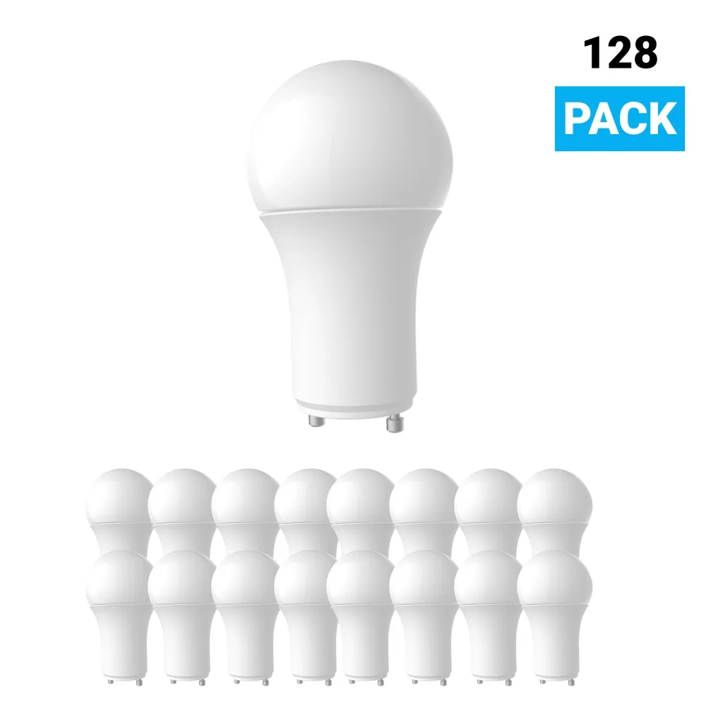 LED Light Bulbs A19 9.5 Watt 5000K 800 Lumens 120V Dimmable, General Purpose Lamp GU24 Base