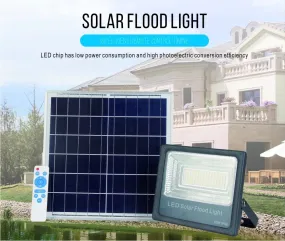 LED Solar floodlight with external Panel 60W