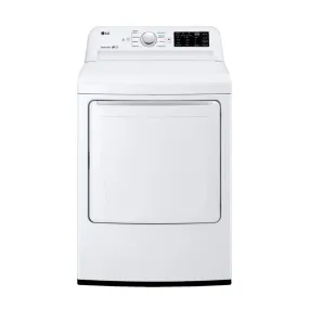 LG - 7.3 Cu. Ft. 8 Cycle Electric Dryer - White