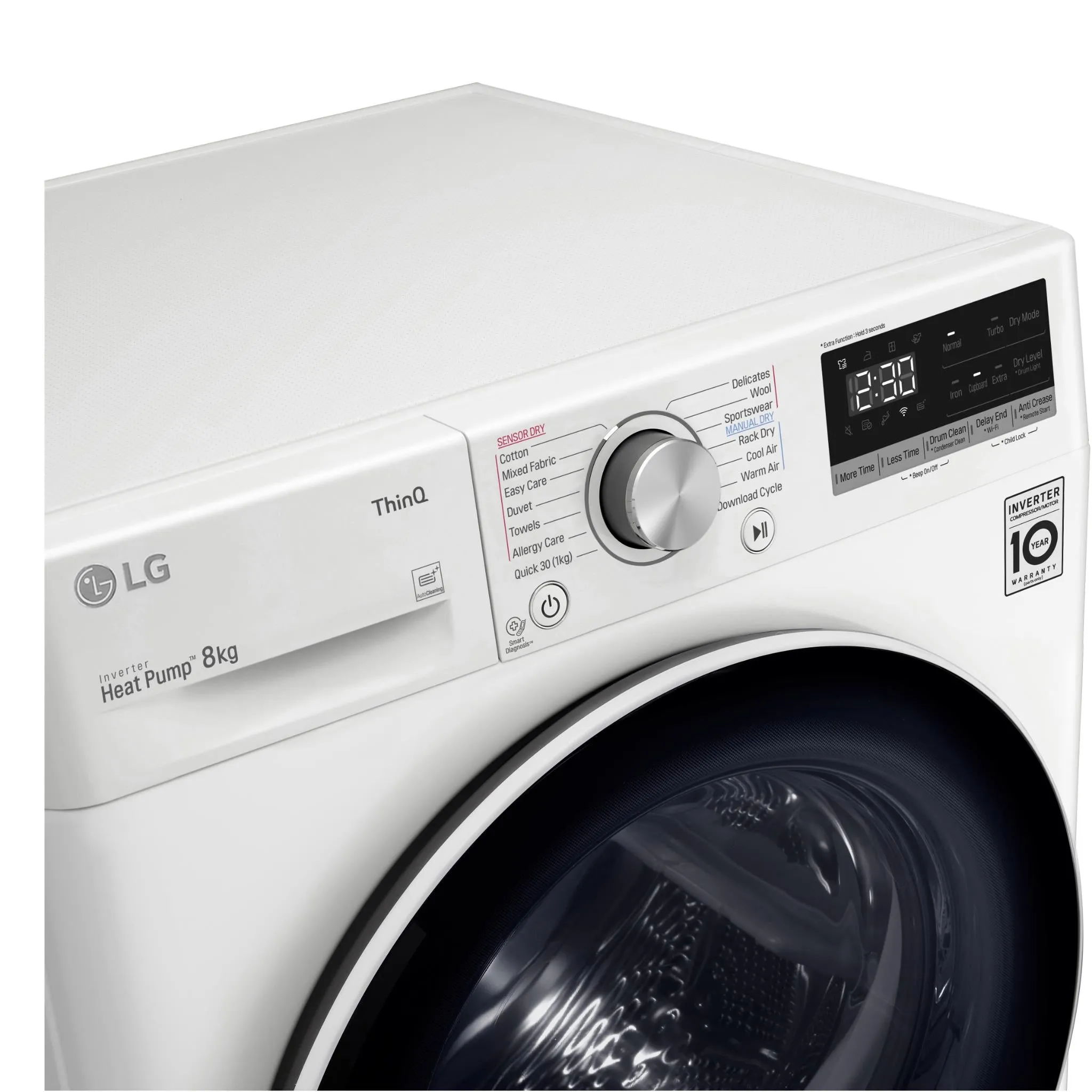 LG DVH5-08W Series 5 8kg Heat Pump Dryer (White)