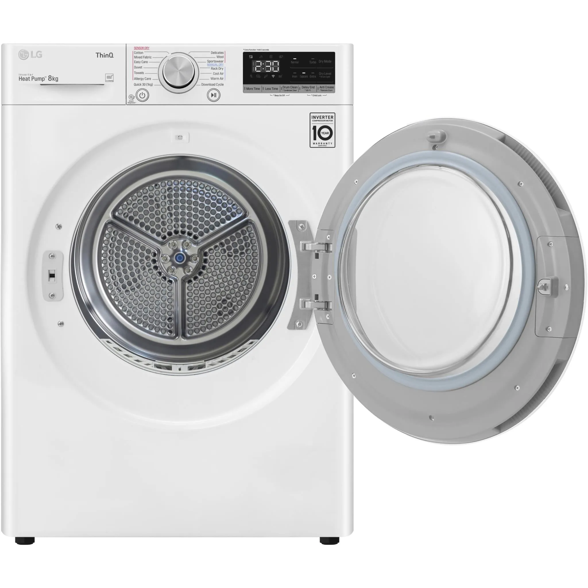 LG DVH5-08W Series 5 8kg Heat Pump Dryer (White)