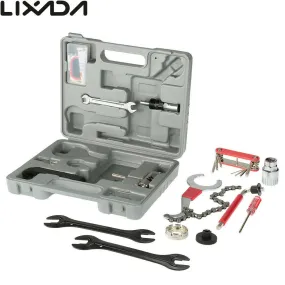 Lixada Professional Universal Home Outdoor Multi-function Purpose Bike Bicycle Repair Tool Kit Set