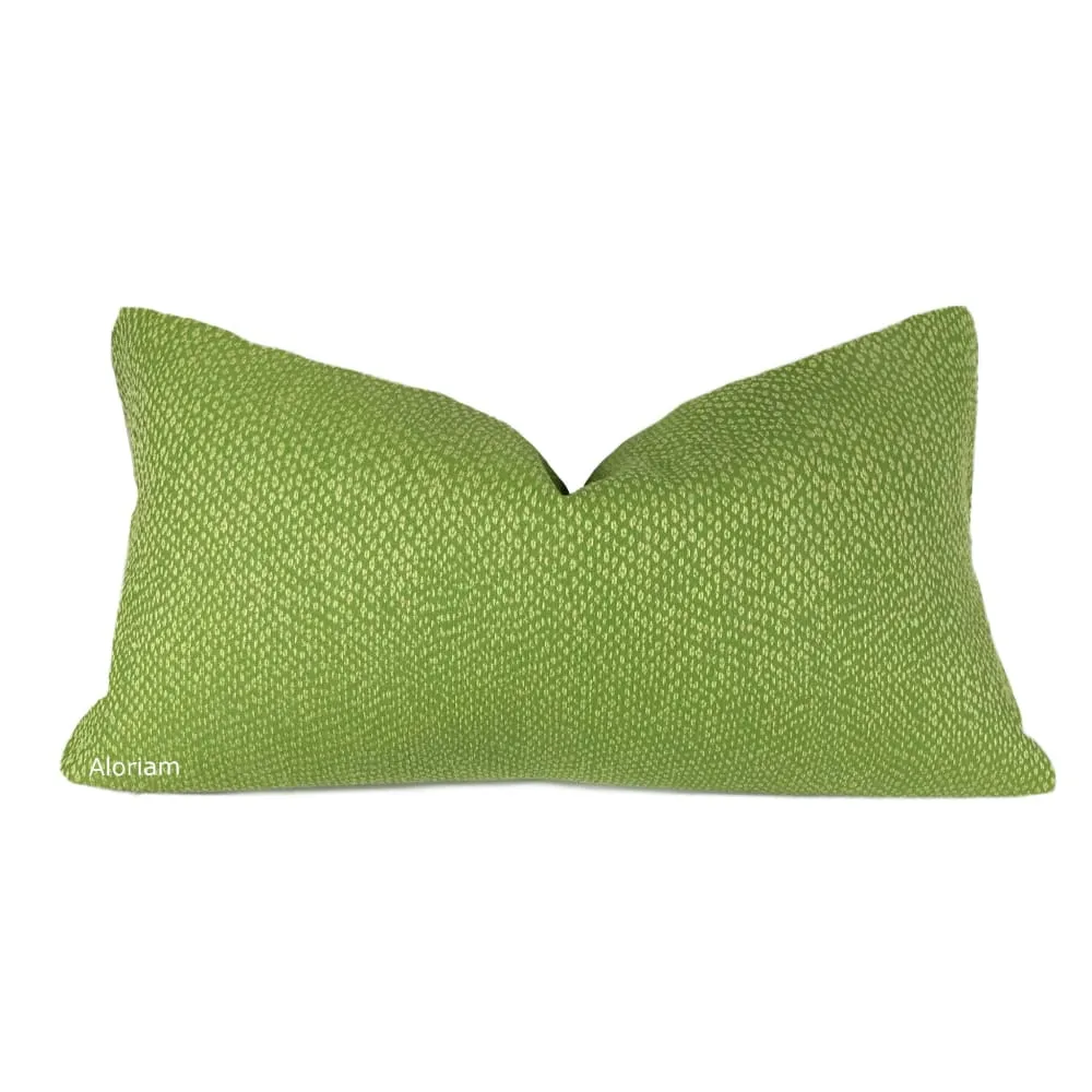 Lizzy Lime Green Dots Pillow Cover