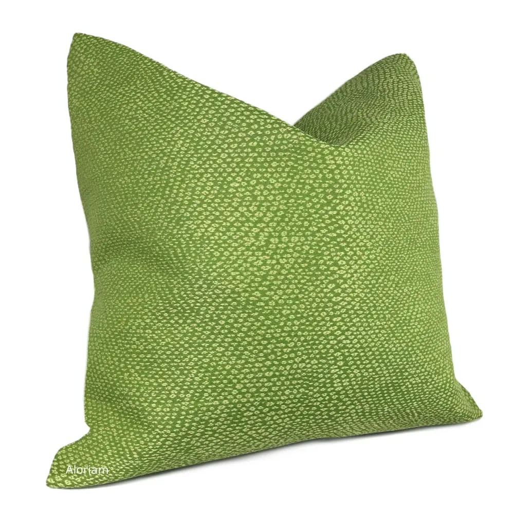 Lizzy Lime Green Dots Pillow Cover